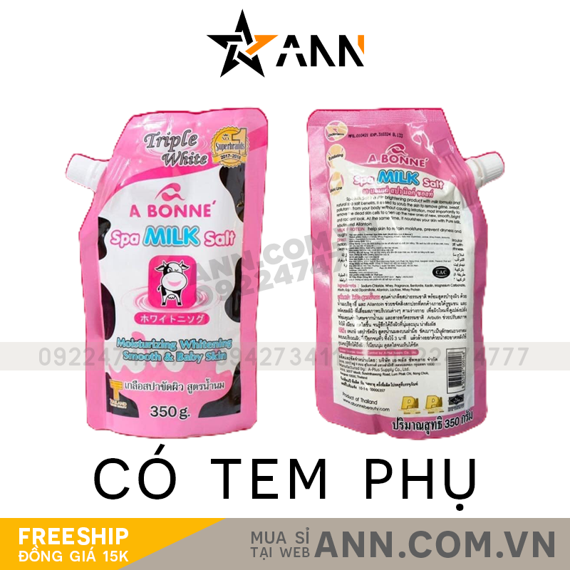 Muối Tắm Sữa Bò Tẩy Tế Bào Chết A Bonne Spa Milk Salt 350g