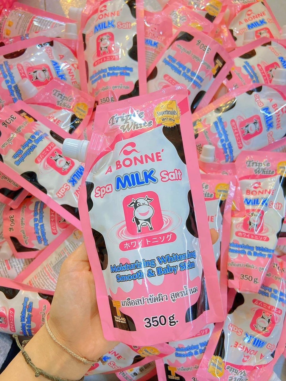 Muối Tắm Sữa Bò Tẩy Tế Bào Chết A Bonne Spa Milk Salt 350g
