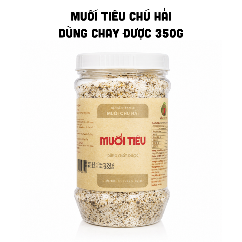 Muối Tiêu Chú Hải Dùng Chay Được 350g
