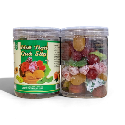 Mứt Ngũ Quả Sấy 400g – một lựa chọn đáng tham khảo trong đồ ăn vặt