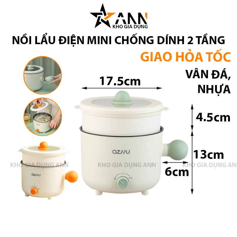 Ảnh thể hiện kích thước và kiểu dáng tổng thể của nồi
