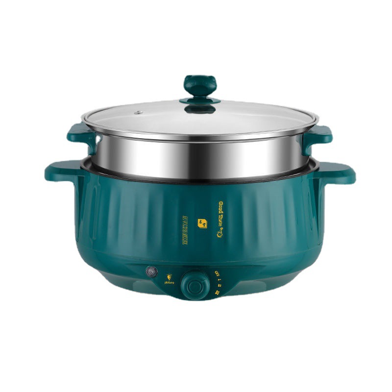 Hình ảnh Nồi Lẩu Điện Thông Minh - Bếp Điện Công Suất Lớn 1000W - Tặng Kèm Giá Hấp Inox 34x17cm trong bộ sưu tập Thiết bị điện gia dụng