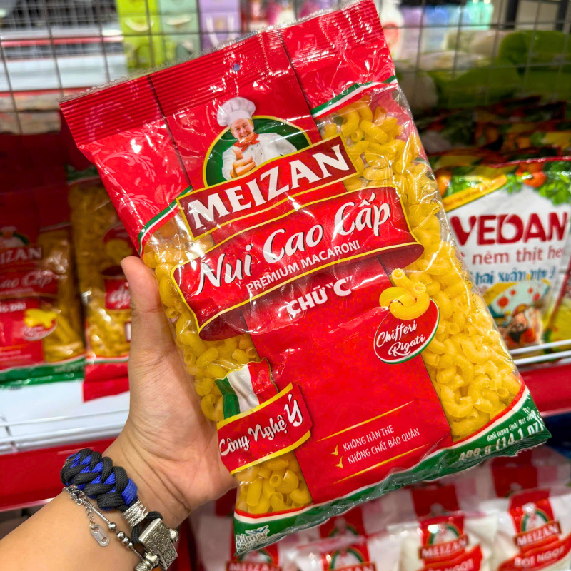 Nui Cao Cấp MEIZAN Chữ C 400g