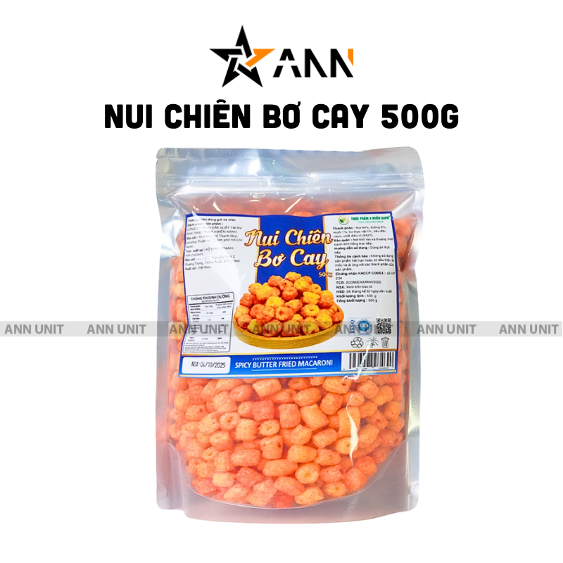 Hình ảnh tổng thể túi zip 500g mặt trước