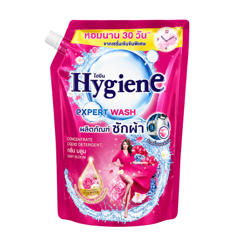 Hình ảnh Nước Giặt Hygiene Đậm Đặc Expert Wash Hương Hoa Anh Đào 1400ml - Túi Màu Hồng trong bộ sưu tập hygiene