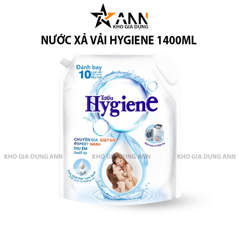 Nước Giặt Hygiene Expert Wash Milky Touch 1400ml Màu Trắng