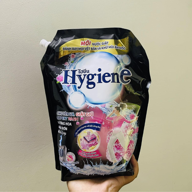 Nước giặt Hygiene Expert Wash hương hoa (Peony Bloom) đậm đặc 1800ml