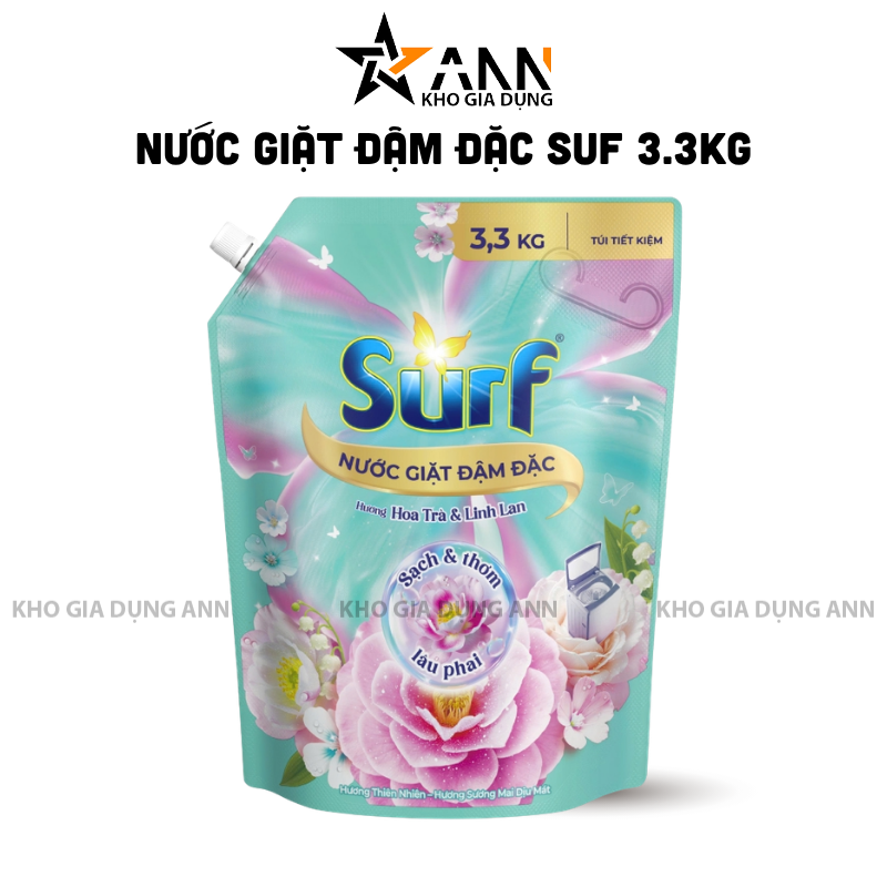 Nước Giặt Đậm Đặc SURF Hương Hoa Trà & Linh Lan 3.6kg