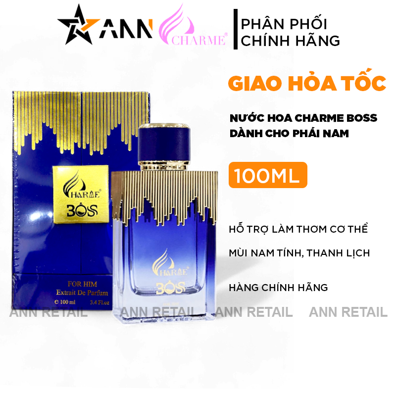 Toàn cảnh sản phẩm dành cho nam với quy cách 100ml