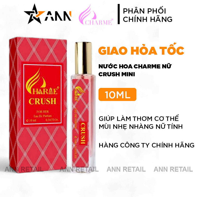 Minh hoạ sản phẩm và thông tin dung tích 10ml