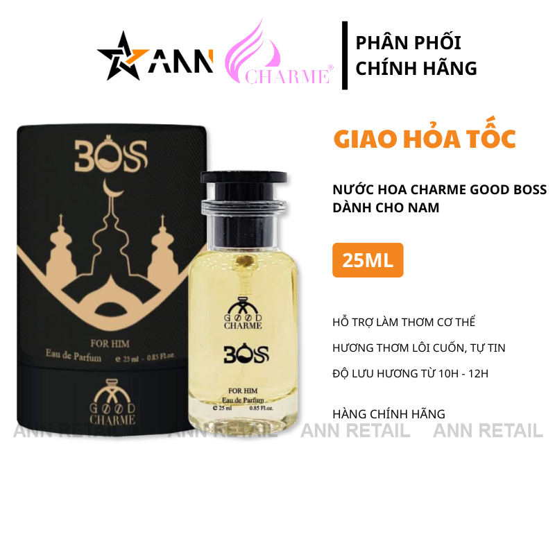 Hình chai và hộp phiên bản 25ml màu vàng
