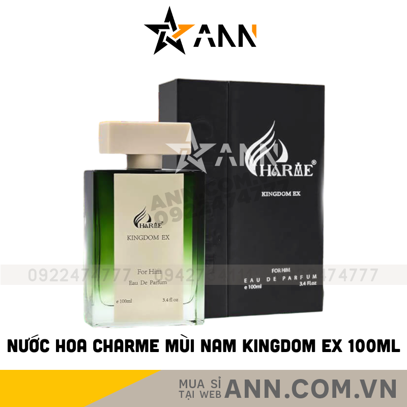 Nước Hoa Charme Kingdom Ex For Him Eau De Parfum 100ml