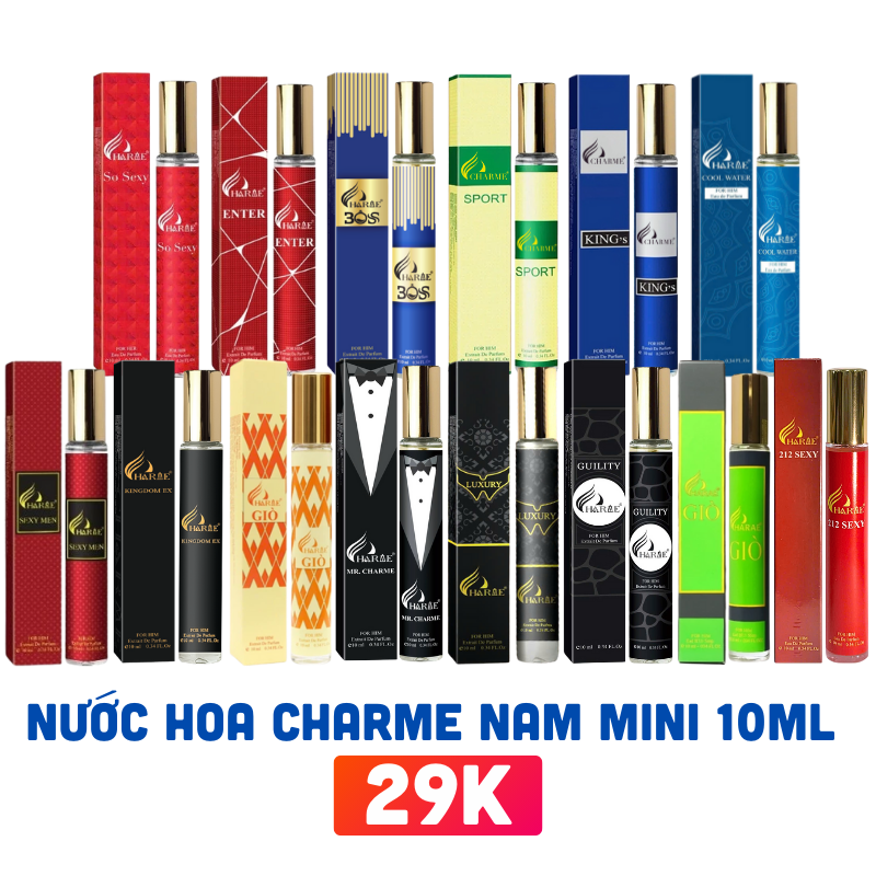 Nước Hoa Charme Mini 10ml Nhiều Mùi