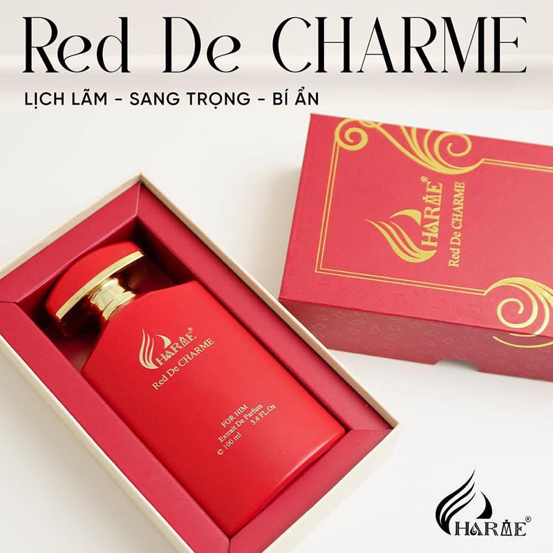 Tổng thể thiết kế đỏ nổi bật, thể hiện phong cách lịch lãm và sang trọng