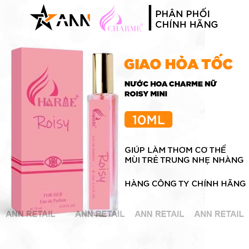 Thiết kế chai và hộp màu hồng, phiên bản mini 10ml