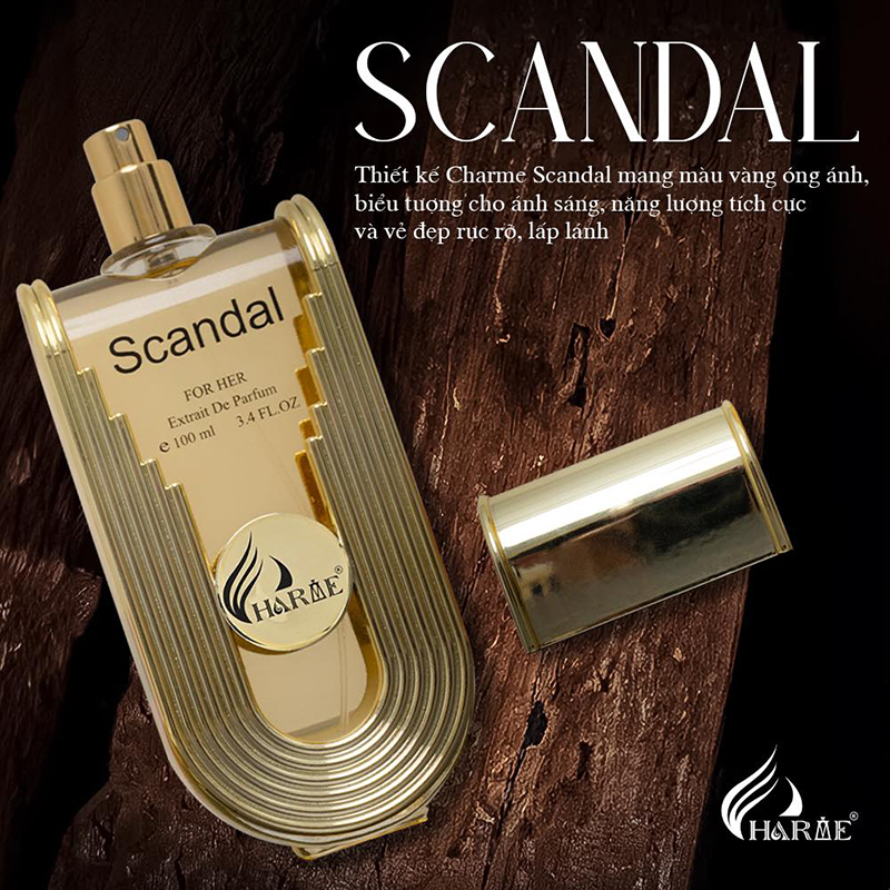 Cận cảnh thân chai ghi For Her Extrait De Parfum 100ml