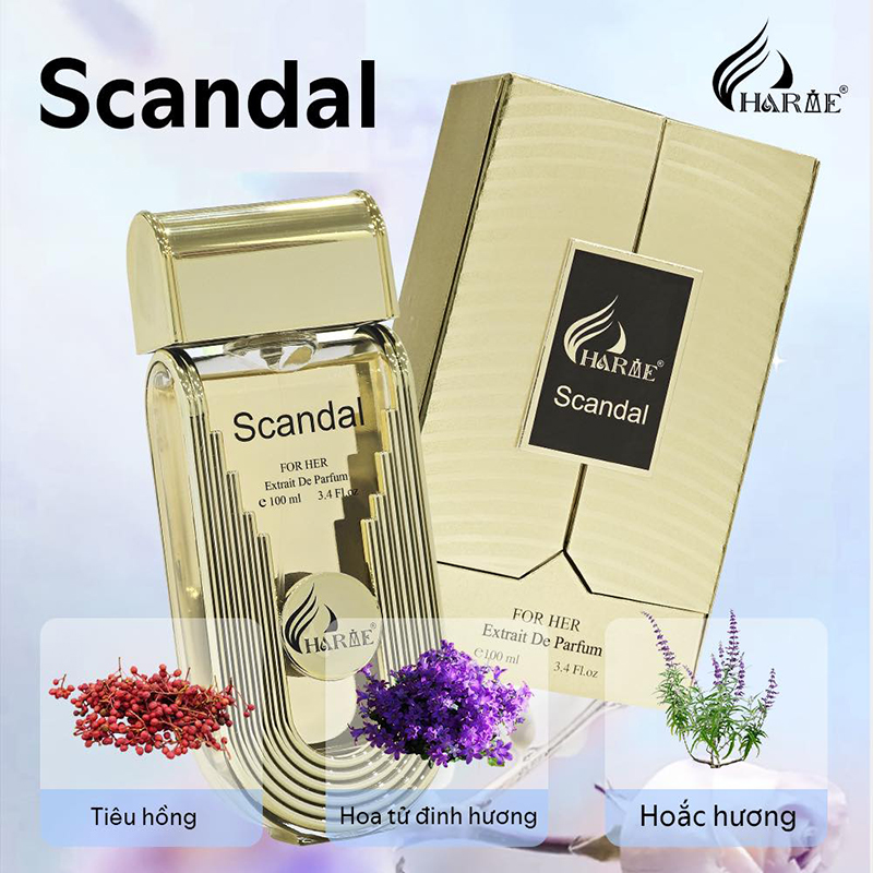 Hình ảnh gợi nhắc các nốt tiêu hồng, tử đinh hương và hoắc hương