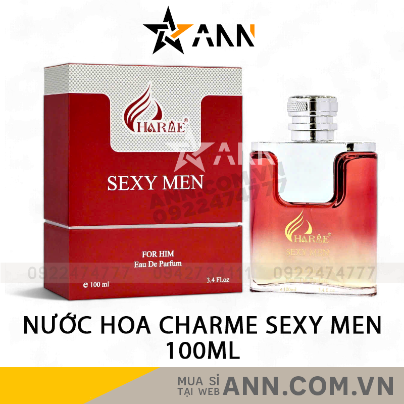 Hình ảnh hộp và chai nước hoa tông đỏ nổi bật