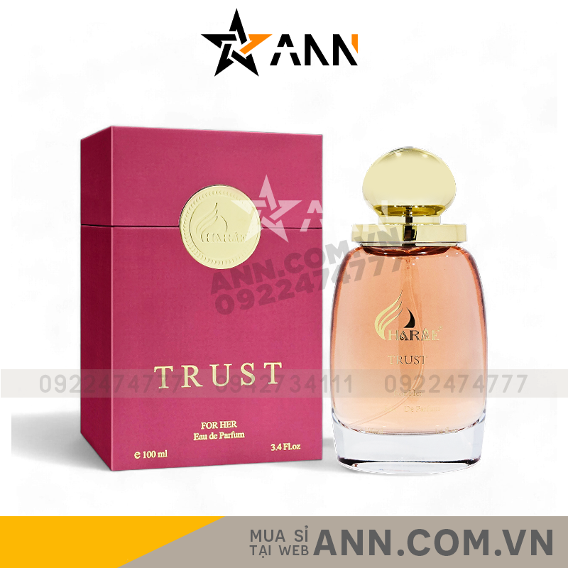 Nước Hoa Charme Trust For Her Eau De Parfum 100ml Phiên Bản Mới