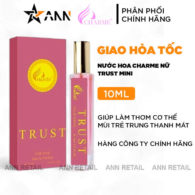 Chai và hộp bản mini 10ml tông hồng dễ mang theo