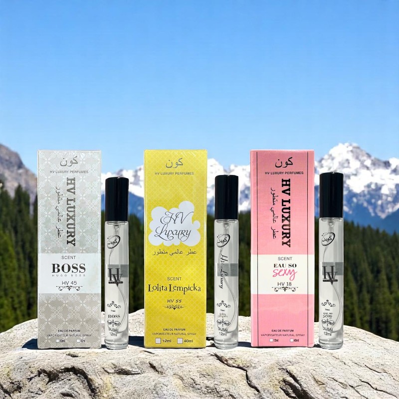 Một số phiên bản mùi hương trong dòng HV Luxury Perfumes