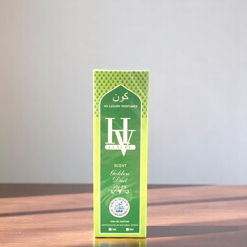 Nước Hoa Dubai HV Luxury Golden Dust HV 29 12ml - Hương Thơm Ngọt Thanh Lôi Cuốn