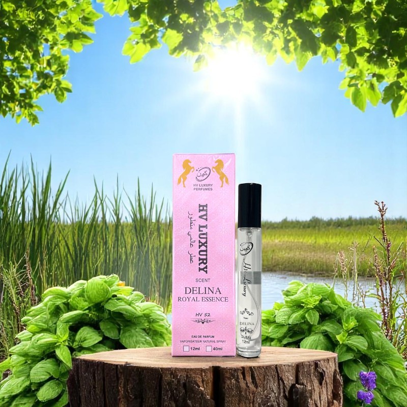 Hộp và chai xịt mini Delina Royal Essence (12ml)