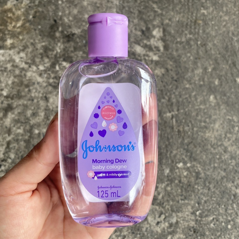 Nước Hoa Em Bé Johnsons Morning Dew Baby Cologne Màu Tím 125ml