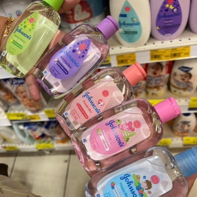 Hình thực tế sản phẩm màu tím trong dòng baby cologne