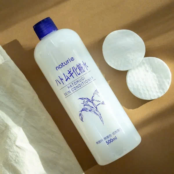 Nước Hoa Hồng Hatomugi Skin Conditioner 500ml Cho Da Dầu Mụn