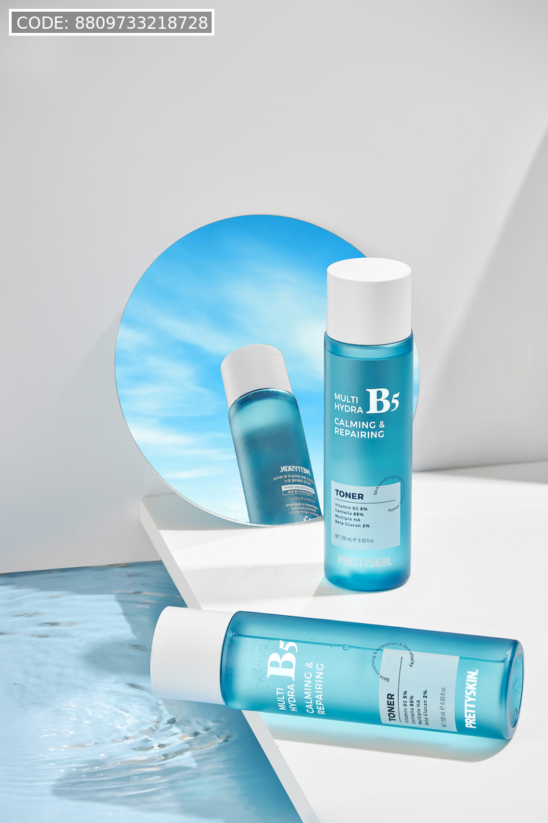 Toner Prettyskin Multi Hydra B5 Calming & Repairing 205ml