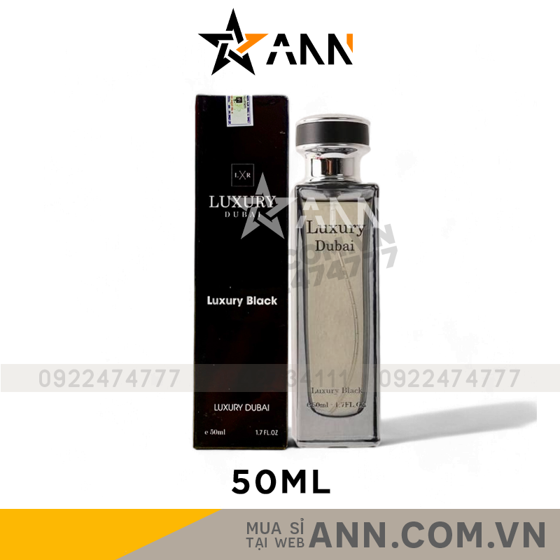 Nước Hoa Luxury Dubai Luxury Black Màu Đen 50ml