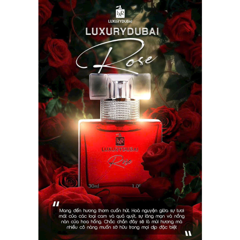 Nước Hoa Luxury Dubai Rose 30ml