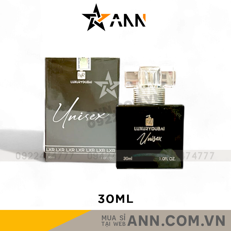 Bộ sản phẩm gồm chai nước hoa và hộp giấy dung tích 30ml