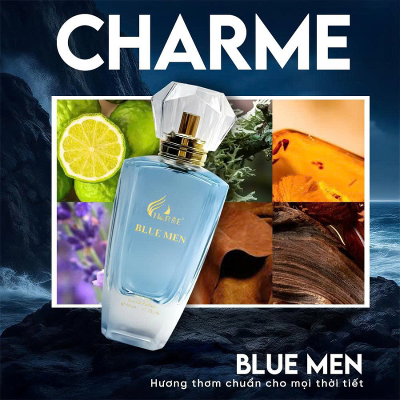 Blue Men đứng trước bảng màu gợi lớp mát, thảo mộc và sắc hổ phách