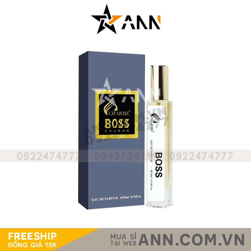 Thiết kế chai mini Eau De Parfum 10ml