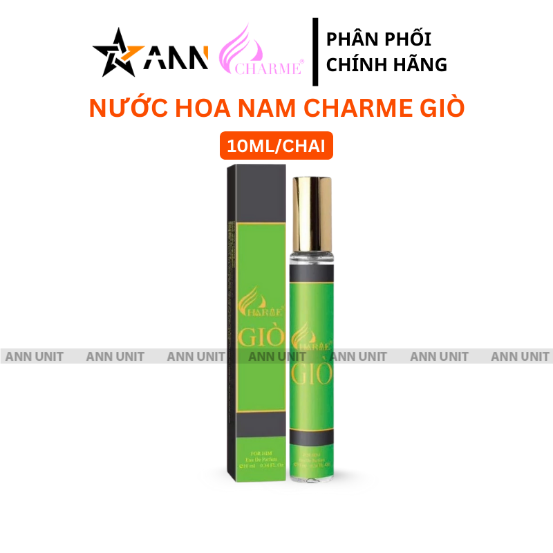 Nước Hoa Nam Charme Giò 10ml