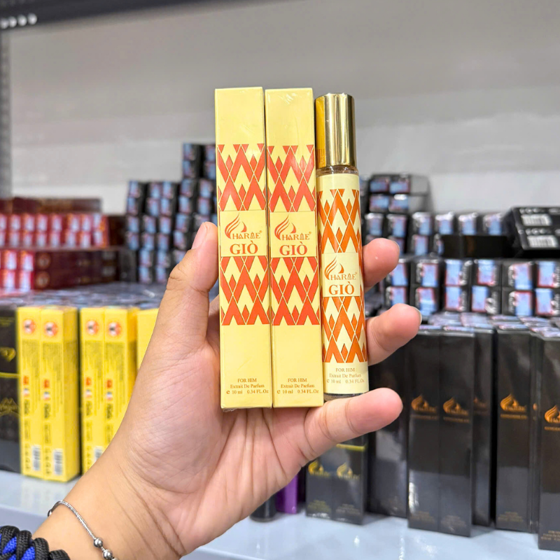 So sánh kích thước chai và hộp 10ml