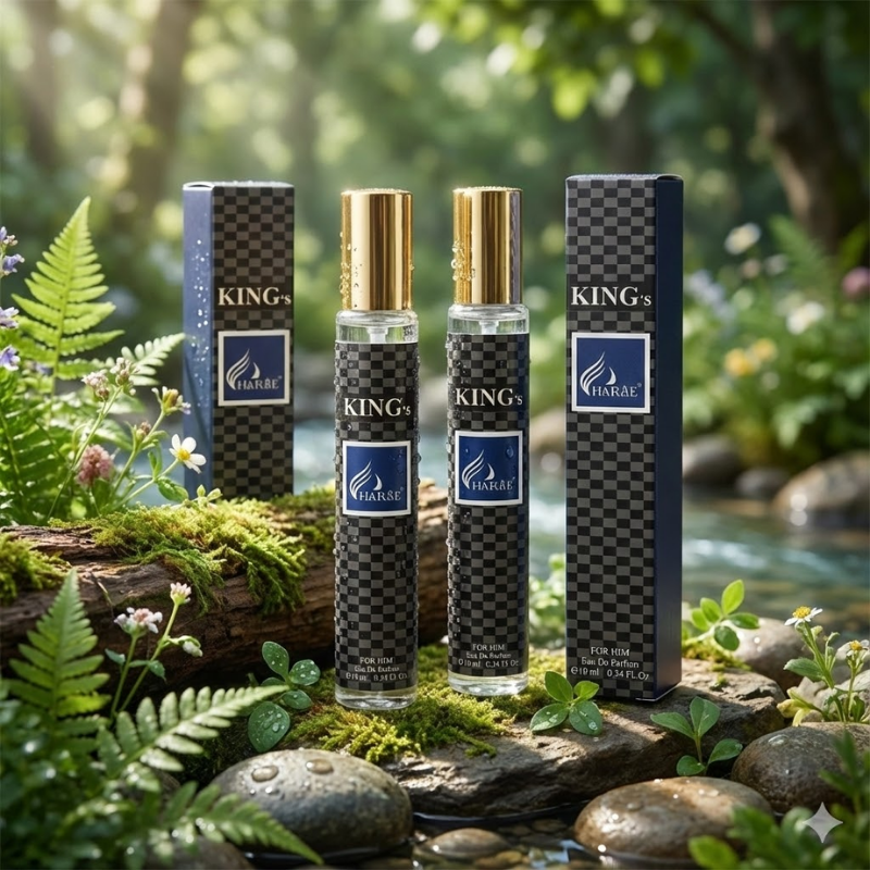 Bộ sản phẩm với chai 10ml và hộp đồng bộ