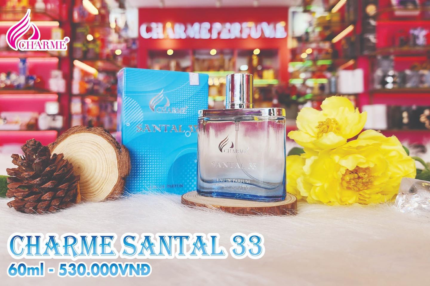 Nước Hoa Nam Charme Santal 33 Eau De Parfum 60ml