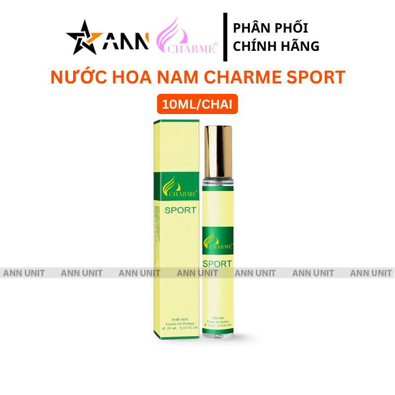 Chai 10ml thân thon đi cùng hộp xanh lá và nắp vàng