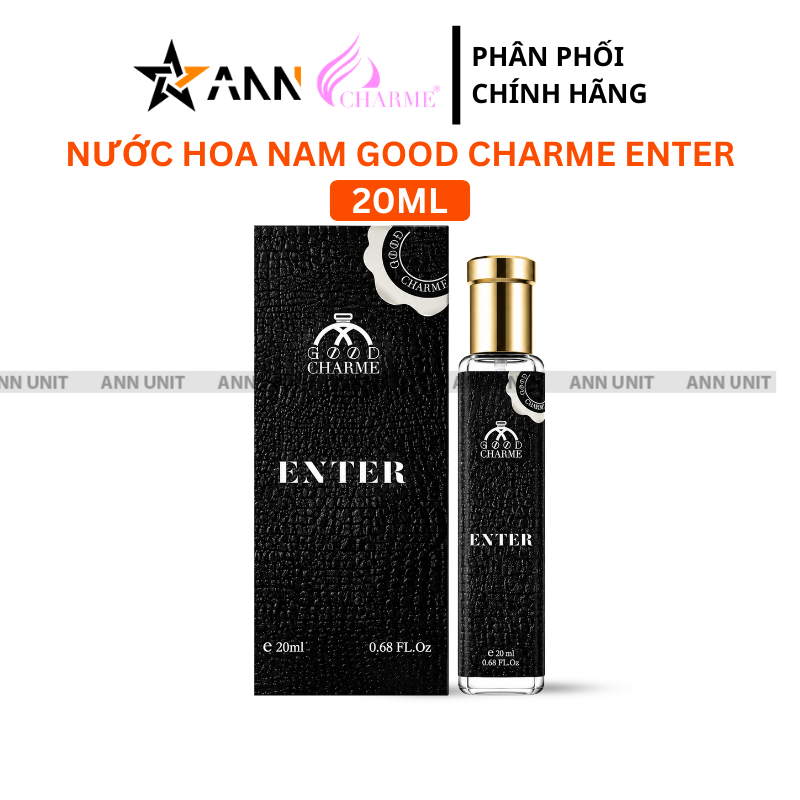 Hộp và chai thể hiện rõ dung tích 20ml cùng thiết kế tông đen - vàng sang trọng