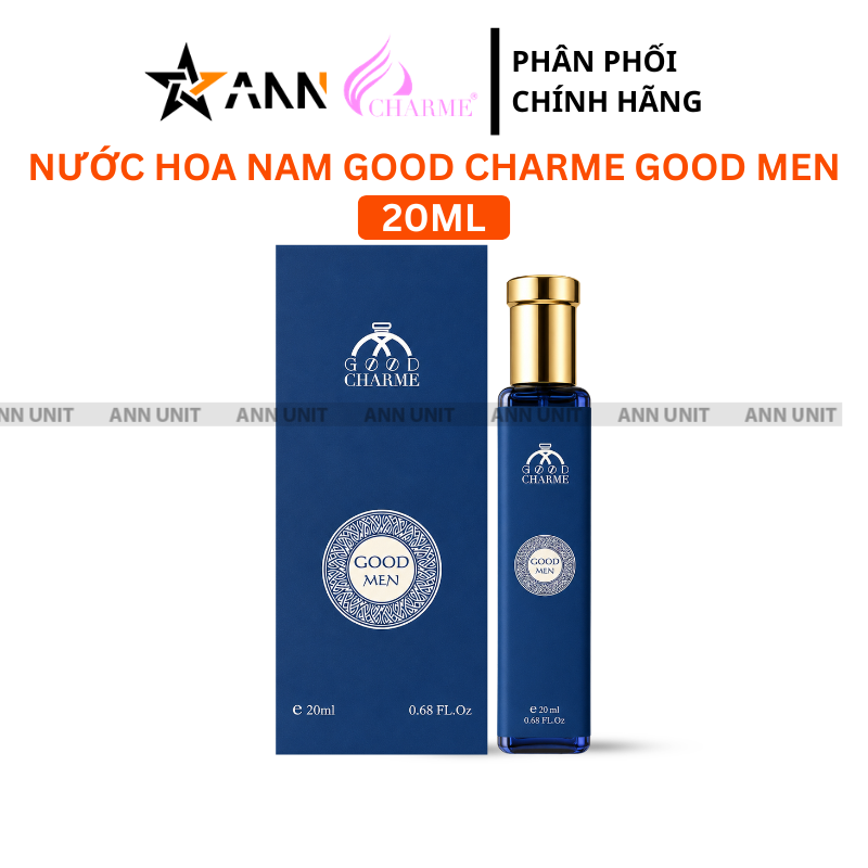 Chai và hộp sản phẩm với thiết kế xanh đậm, nắp vàng