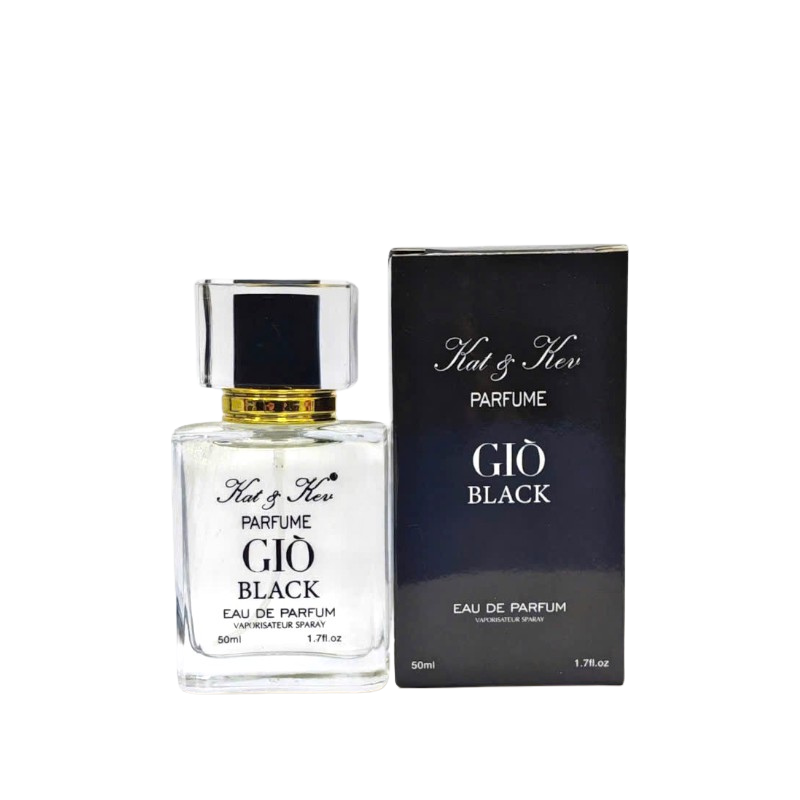 Nước Hoa Nam Kat Kev Parfume Giò Black 50ml - Hương Thơm Nam Tính Cuốn Hút phù hợp để tham khảo khi chọn nước hoa kat kev perfume