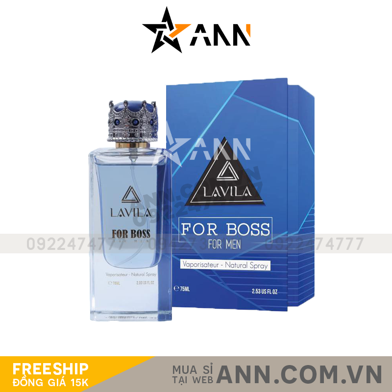 Nước Hoa Nam Lavila For Boss For Men EDP 75ml