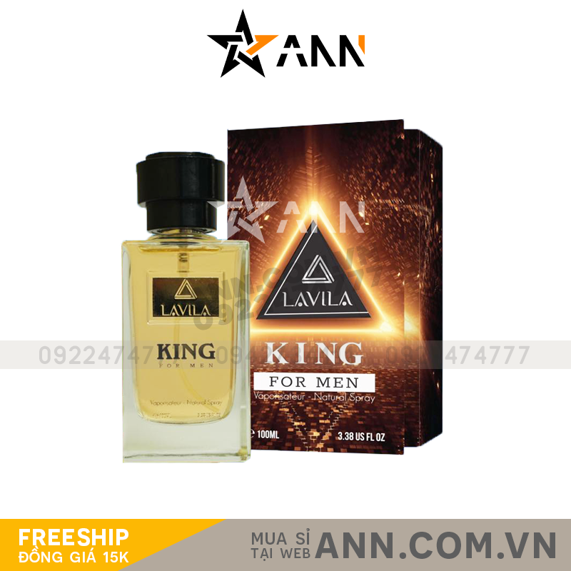 Nước Hoa Nam Lavila King For Men EDP 100ml