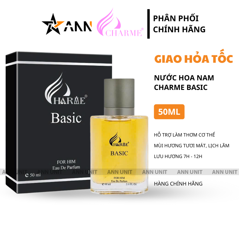 Hình ảnh chai và hộp nước hoa dung tích 50ml