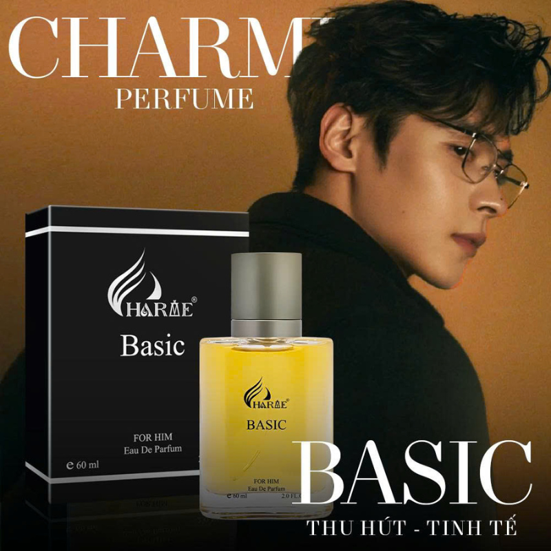 Nước Hoa Nam Charme Basic 50ml Eau De Parfum