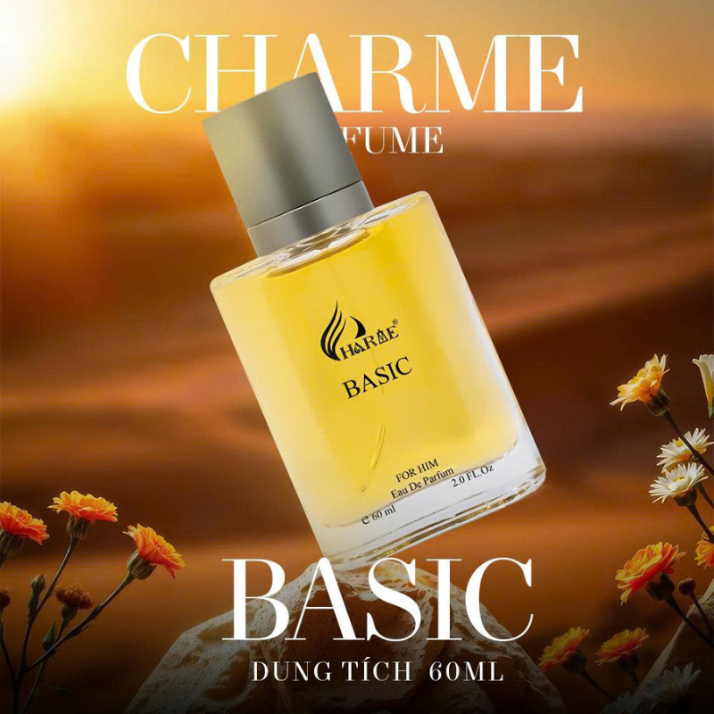 Nước Hoa Nam Charme Basic 50ml Eau De Parfum