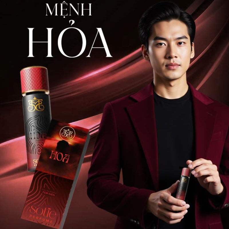 Nước Hoa Nam Phong Thủy Mệnh Hỏa Sotie Perfume 20ml